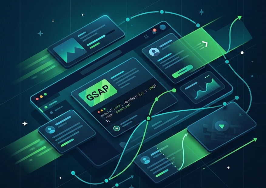 Dekorative Animationen im Frontend mit GSAP